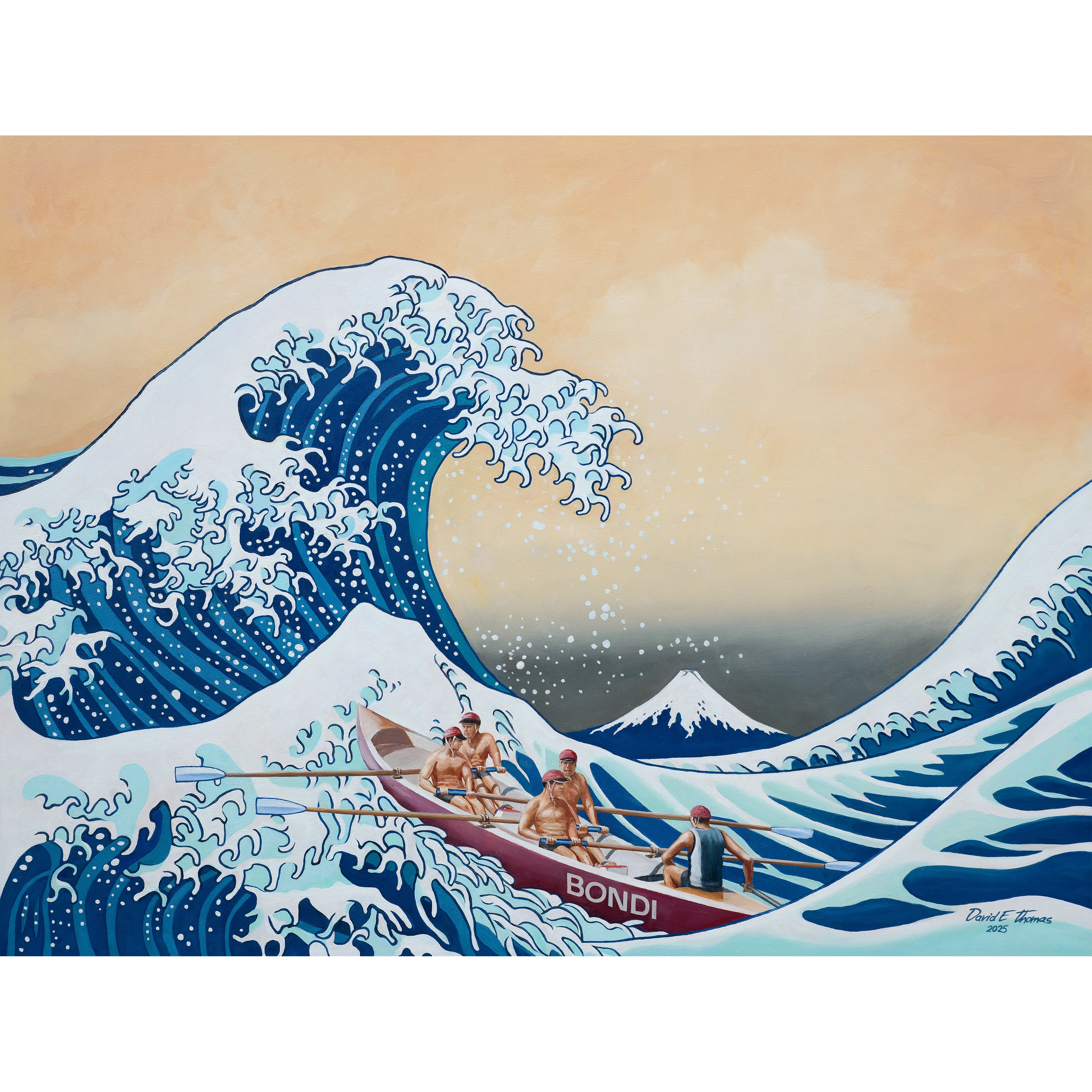 The Great Wave off Bondi — Original Painting