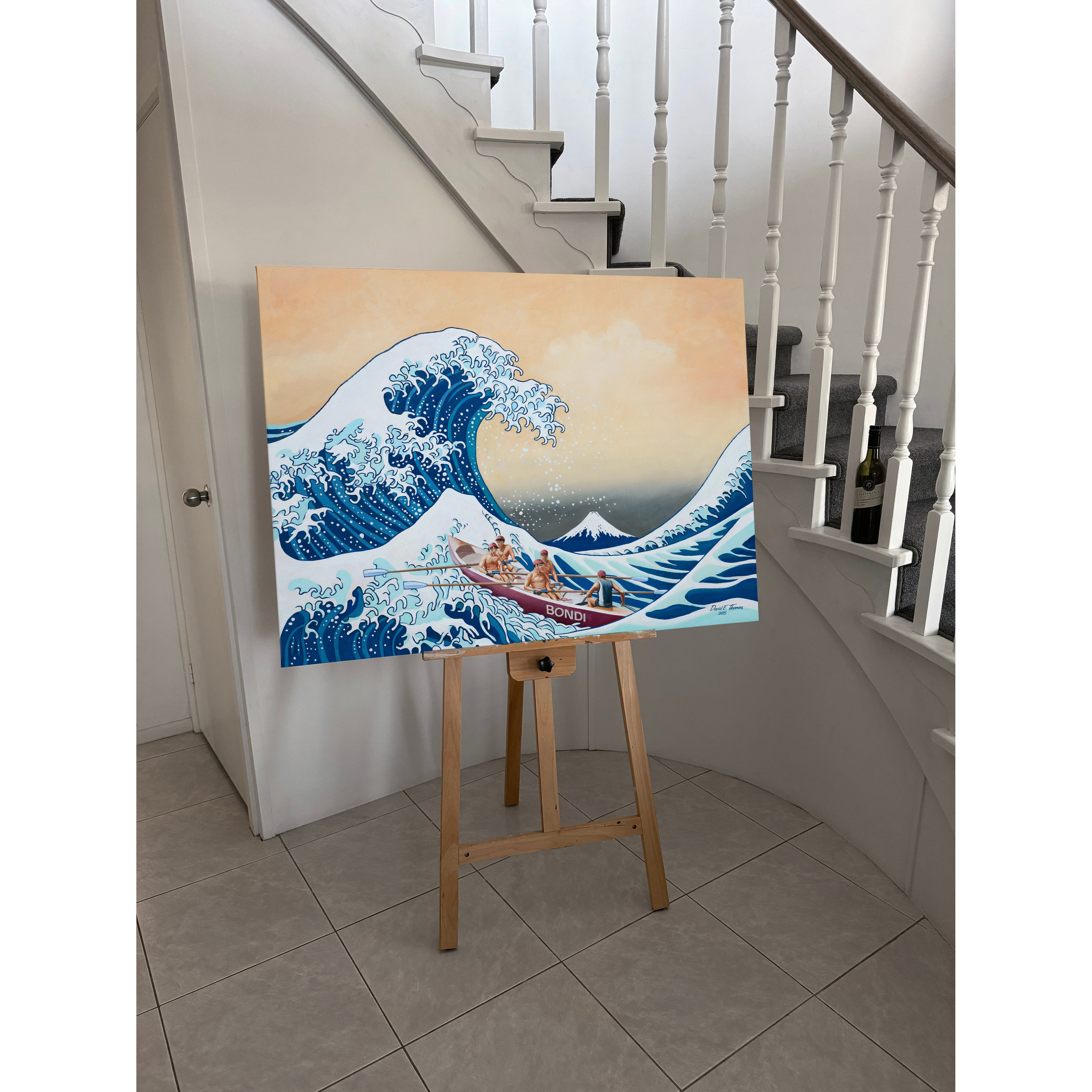 The Great Wave off Bondi — Original Painting