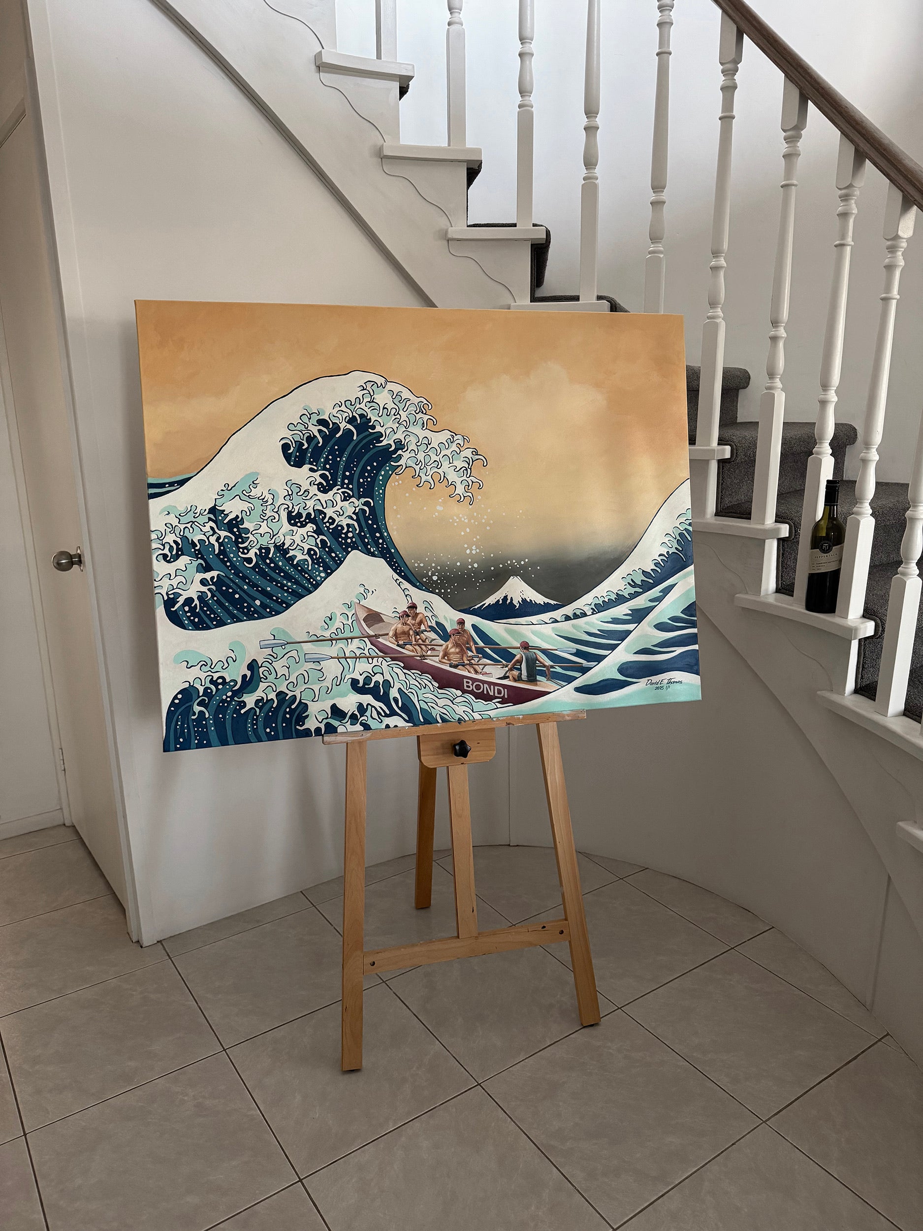 HOKUSAI REPLICA "THE GREAT WAVE OFF BONDI"