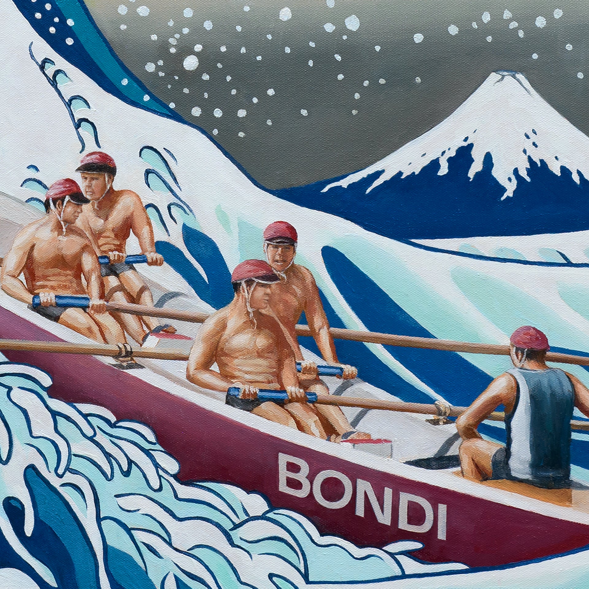 The Great Wave off Bondi — Original Painting