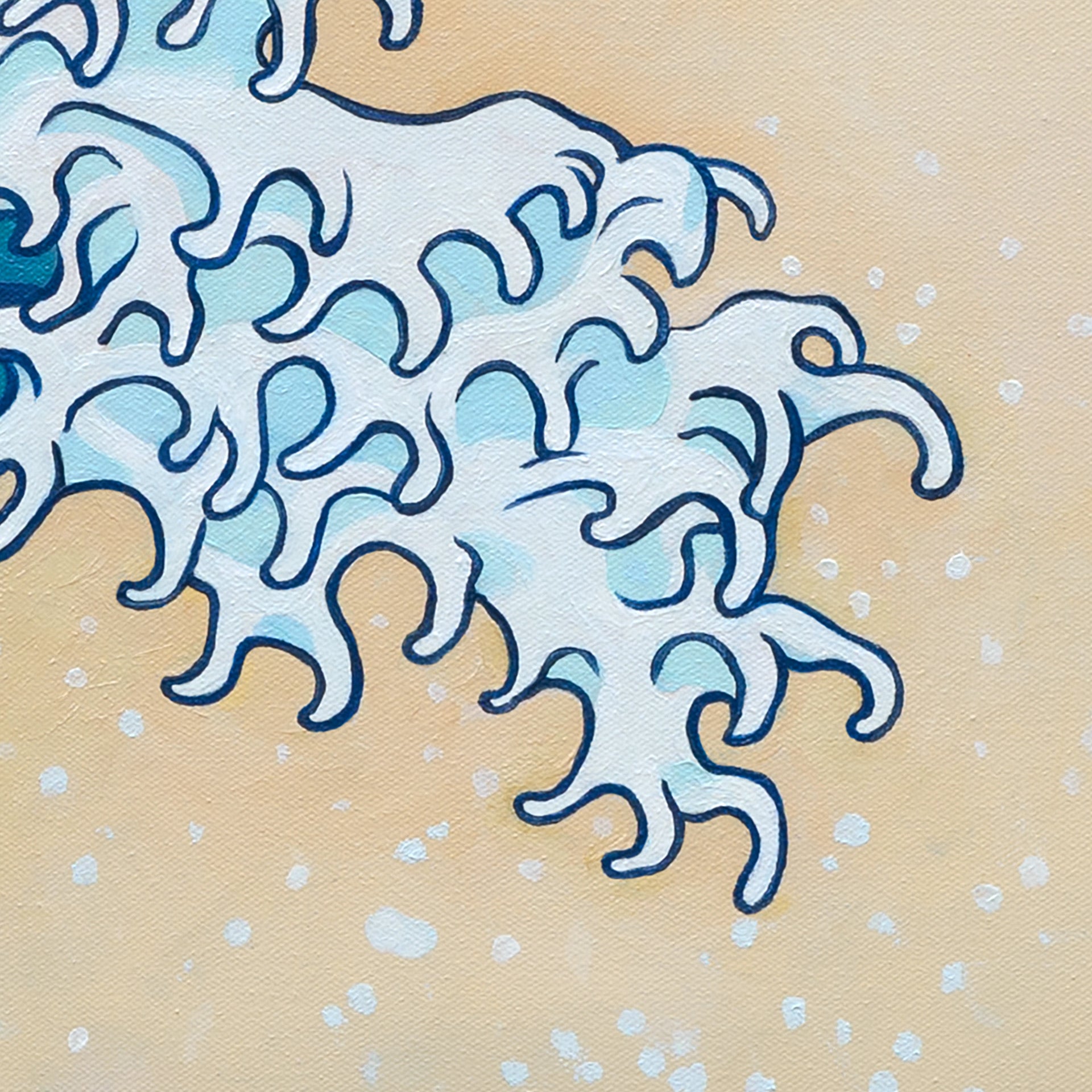 The Great Wave off Bondi — Original Painting